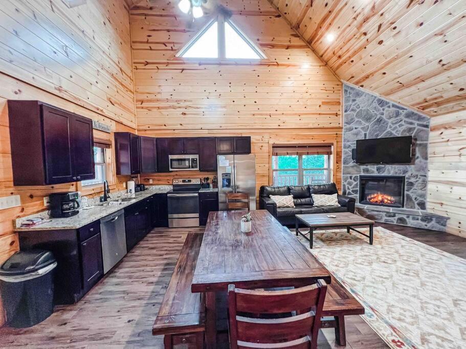 Indoor Heated Pool Hot Tub Cabin Sevierville Kültér fotó