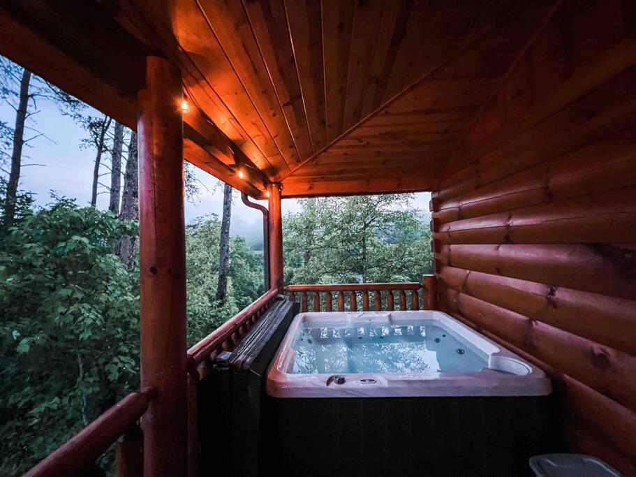Indoor Heated Pool Hot Tub Cabin Sevierville Kültér fotó
